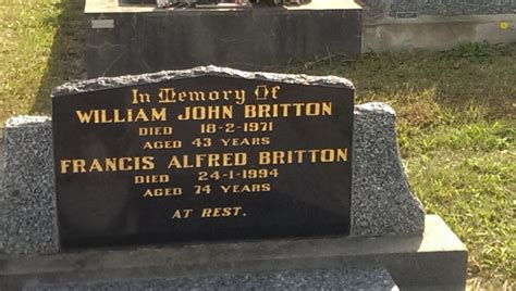 Francis Alfred Paddy Britton Find A Grave Memorial