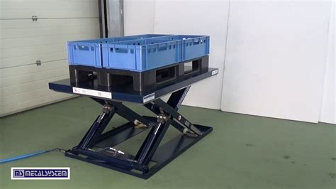 Mesa Elevadora Extraplana Low Profile Lift Table Ms Metalsystem Sl