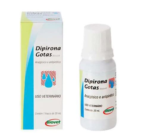 Quantas Gotas De Dipirona Dar Para O Cachorro - Dipirona Gotas Veterinária - Alívio da Febre e Dor
