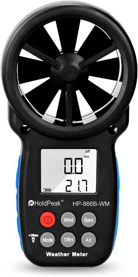 Amazon Holdpeak B Wm Digital Anemometer Handheld Wind Speed