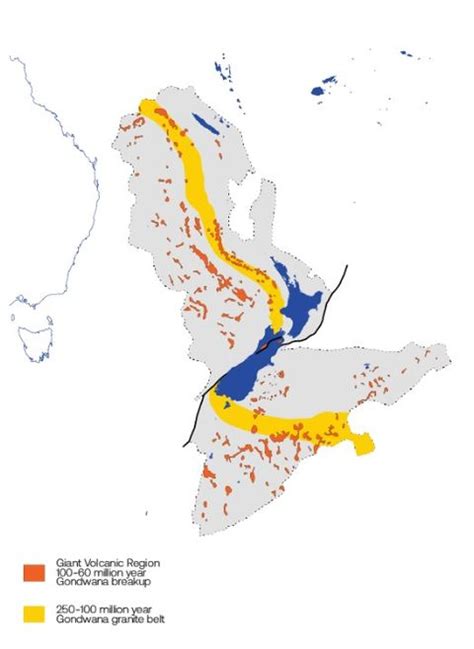 Zealandia, Earth's hidden continent, was torn from supercontinent Gondwana in flood of fire 100 ...