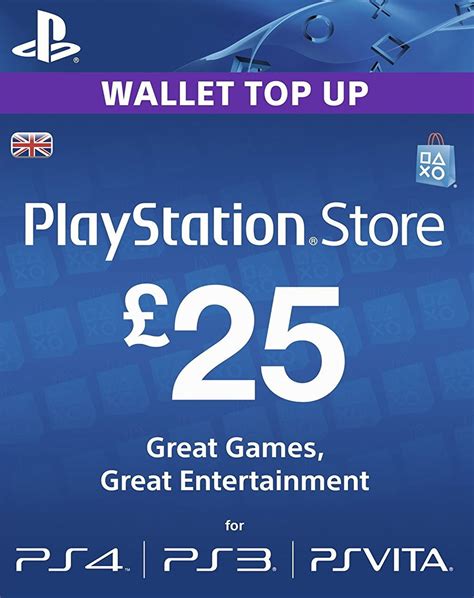 PSN Card 25 GBP | Playstation Network UK digital