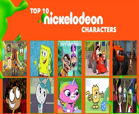 My top 10 Favorite Nickelodeon Characters by Ammann415 on DeviantArt