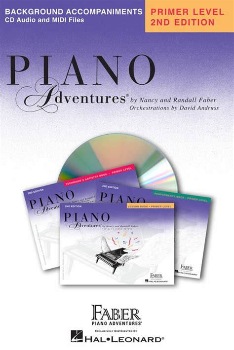 Piano Adventures Primer Level Lesson Book Enhanced CD Faber Piano