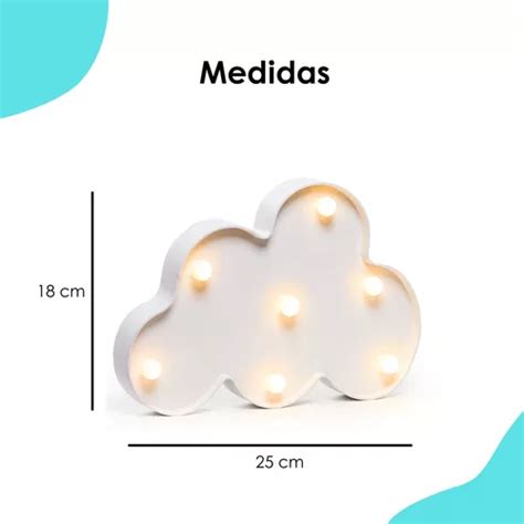 L Mpara Led En Forma De Nube Color De La C Pula Blanco Color De La