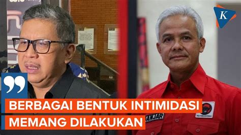 Ganjar Dilaporkan Ke KPK Hasto Sudah Biasa Hukum Dipakai Untuk Alat