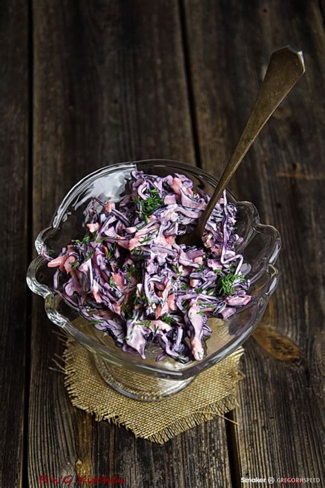 Coleslaw Z Czerwonej Kapusty