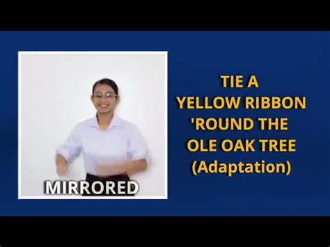 Tie a Yellow Ribbon round the ole oak tree Adapt. MCGI SONG Chords ...