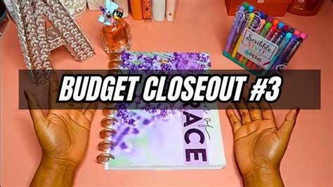 Budget Closeout Paycheck Budgeting For Beginners Feb Youtube