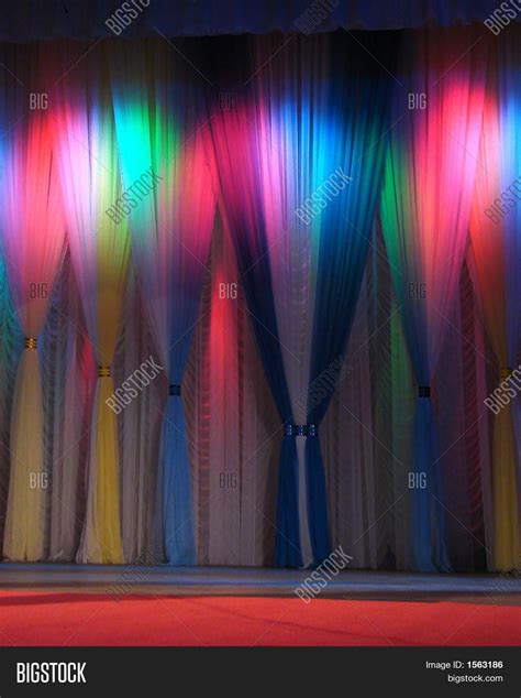 Scene Background Curtains 2 Stock Photo & Stock Images | Bigstock