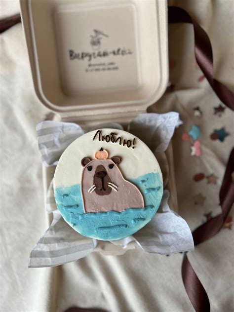 Бенто капибара | Капибара, Хэллоуин десерты, Торт с островом