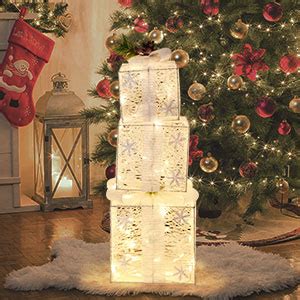 Amazon Bstge Christmas Lighted Gift Boxes Set Of Christmas