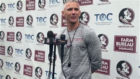 Fsu Football Head Coach Mike Norvell Speaks Following Tuesdays Florida