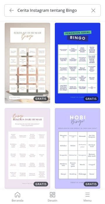 Cara Membuat Template Bingo Instagram Keren Terbaru