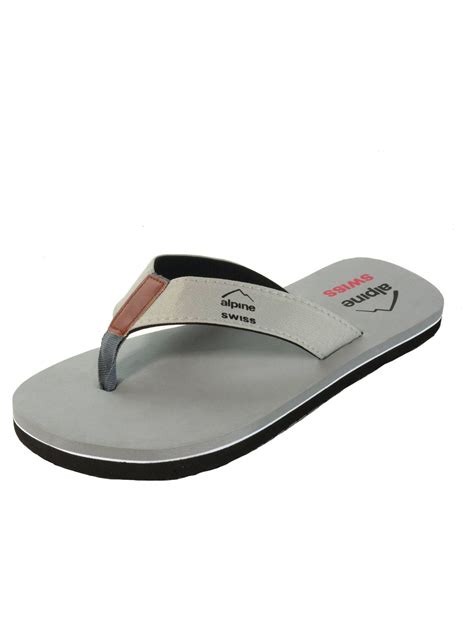 Alpine Swiss Mens Flip Flops Beach Sandals Lightweight Eva Sole Comfort Thongs