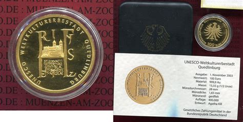 Euro Goldm Nze Unze Deutschland Brd Euro Gold G