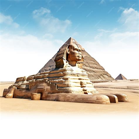 Premium AI Image | sphinx and giza