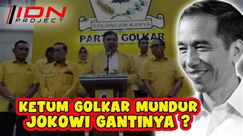 Mendadak Ketum Golkar Resmi Mengundurkan Diri Youtube