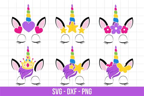 Einhorn Svg Bundle Einhorn Schneiden Datei Einhorn Svg Etsy De