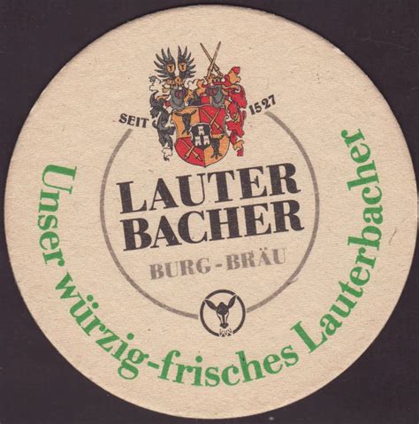 Bierdeckel Nummer Des Bierdeckels Brauerei Lauterbacher