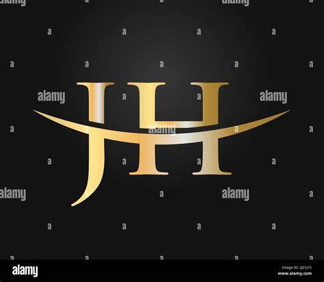 Initial Monogram Letter Jh Logo Design Vector Jh Logo Design Template