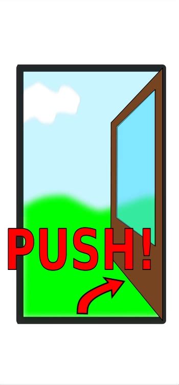 Free push logo door Vector File | FreeImages