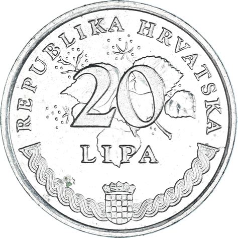 Coin Croatia Lipa European Coins