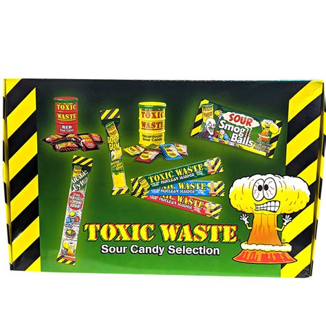 Toxic Waste Selection Box Large Sour Candy Sweets