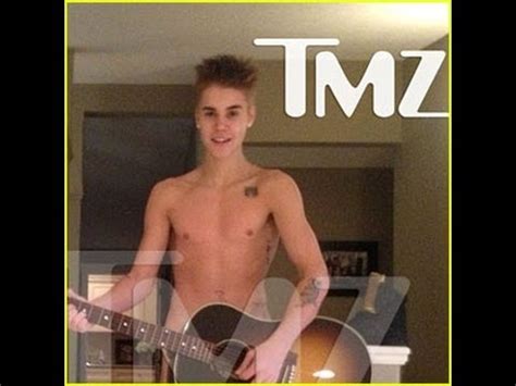 Justin Bieber Fans Upset With Tmz Over Nude Guitar Photos Youtube