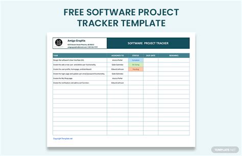 Free Project Tracker Template - Google Sheets, Excel | Template.net