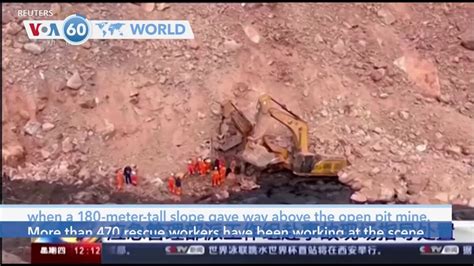 Voa World Mine Collapse In China Kills Five Miners Still Missing