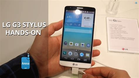 LG G3 Stylus Hands On YouTube