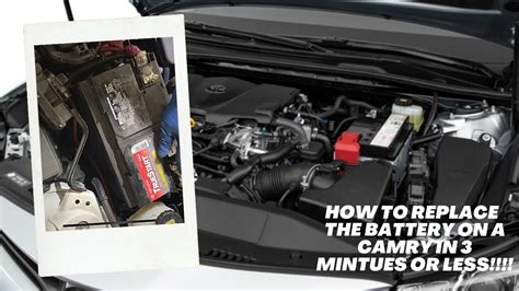 How To Replace The Battery On A 2019 2022 Toyota Camry In 3 Minutes