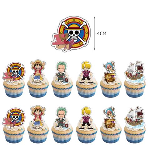 One Piece Luffy Anime Party Assiette Tasse Ballon Bannière