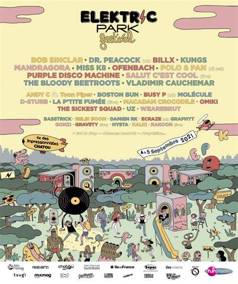 Bob Sinclar Kungs Ofenbach Le Line Up Complet D Elektric Park