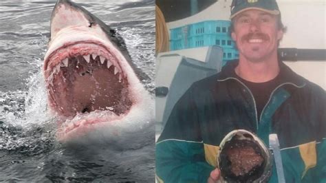 Mon Corps Tait Dans Sa Bouche D Vor Vivant Par Un Requin Blanc