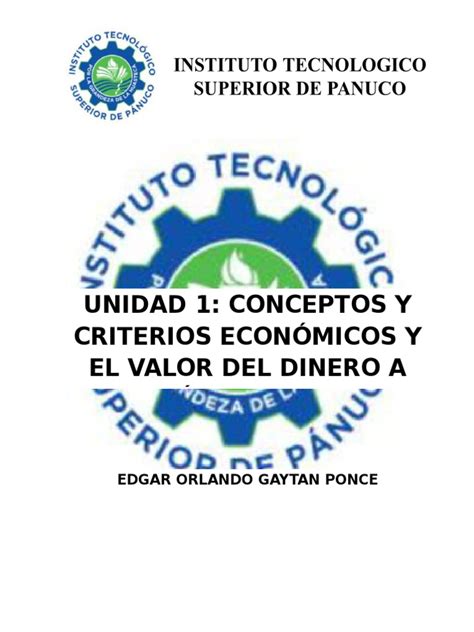 PDF Apuntes Unidad 1 Ingenieria Economica DOKUMEN TIPS