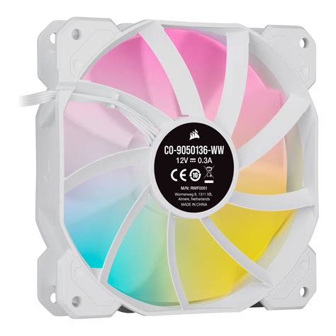 Corsair Sp Series Sp Rgb Elite Mm Rgb Led Fan With Airguide