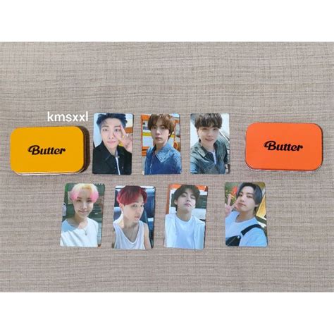 Ready Stock Bts Butter Album Weverse Pob Tin Casephotocard Shopee