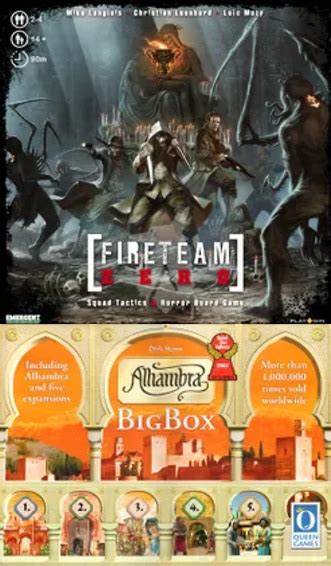 Amerigo Big Box Fireteam Zero Alhambra Big Box Board Games Hobbies