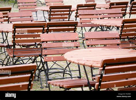 Tables and chairs Stock Photo - Alamy