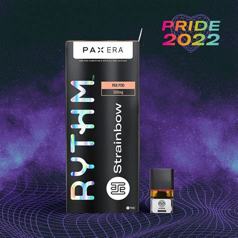 Rythm Rythm Strainbow Pax Pod Hybrid Pax 500mg Leafly