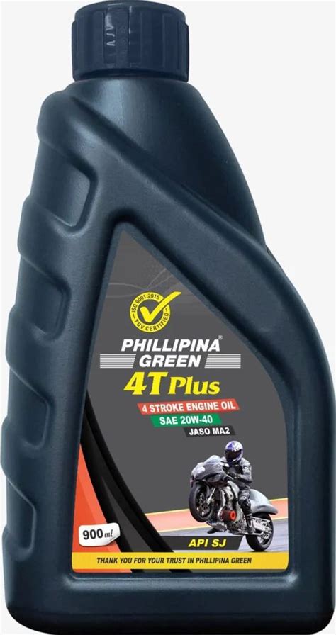 Full Synthetic 900ml SAE 20W 40 Phillipina Green 4T Plus 4 Stroke