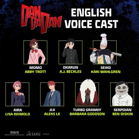 Dan Da Dan Reveals Additional English Dub Voice Cast - Anime Corner