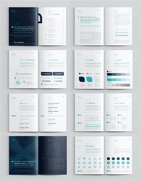 Brand Manual Template Indesign Brand Manual Manual Design Corporate