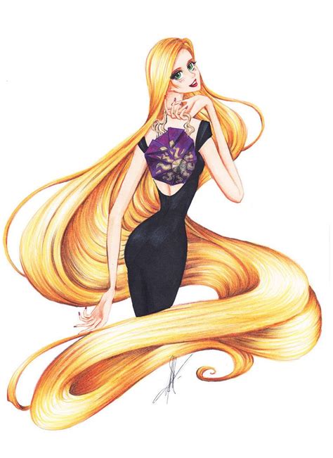 Rapunzel With Fashion Purse By Frozen Winter Prince On Deviantart Princess Sketches Disney