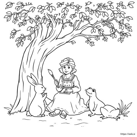 Beatrix Potter Colouring Pages