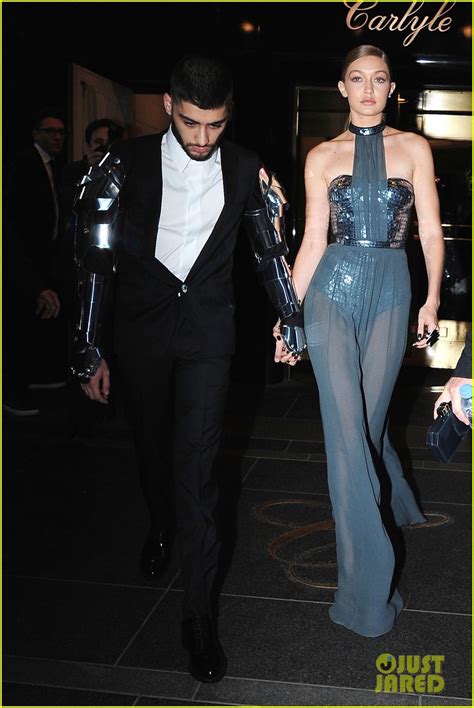 Zayn Malik Rocks Metal Arms at Met Gala 2016 with Gigi Hadid! | Photo ...