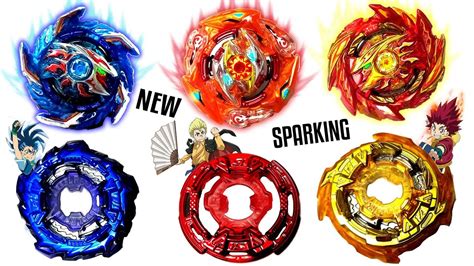 New Ultra Sparking Super Hyperion King Helios Glide Ragnaruk Beyblade