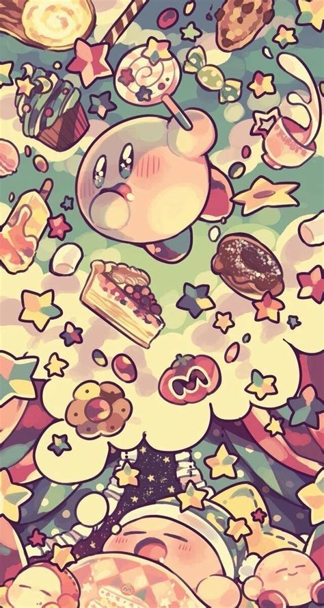 An Image Of Many Different Food Items Floating In The Air With Stars